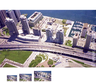 Fototapete skyline Luftbild Toronto Architektur online kaufen