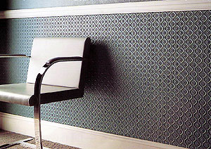 Lincrusta Tapete grau grün Flur modern - Lincrusta wallpaper 28 online kaufen