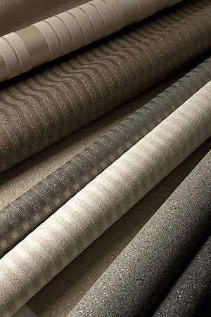 Omexco Mica Mineral Tapeten Rolle Streifen und uni sand beige grau braun online kaufen