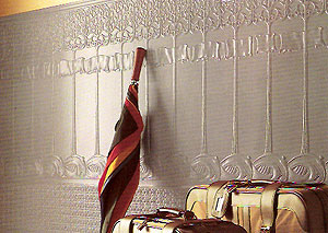 Lincrusta Jugendstil Tapete grau - Linkrusta wallpaper 7A online kaufen