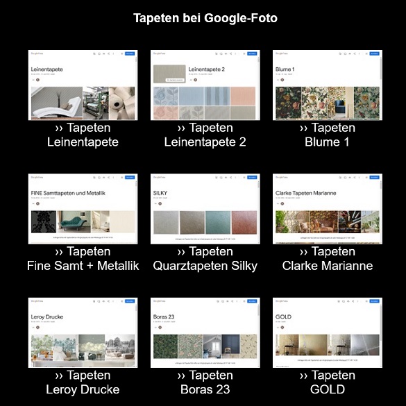 alle Blumentapeten auf unseren Google-Seiten