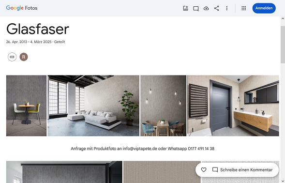 Glasfasertapete online kaufen
