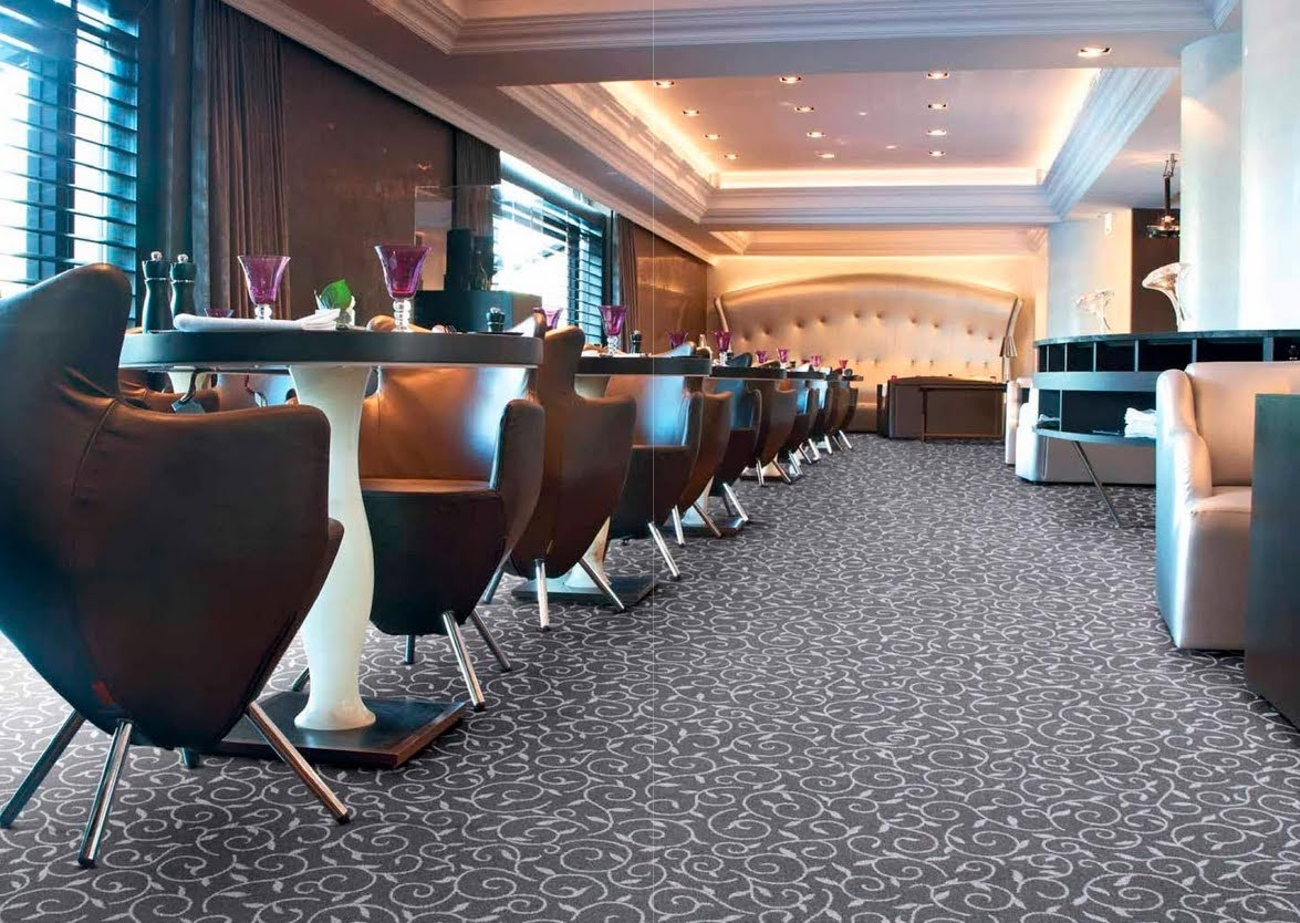 Teppichboden Meterware 4m breit grau gemustert Design Lano in Berlin oder online kaufen