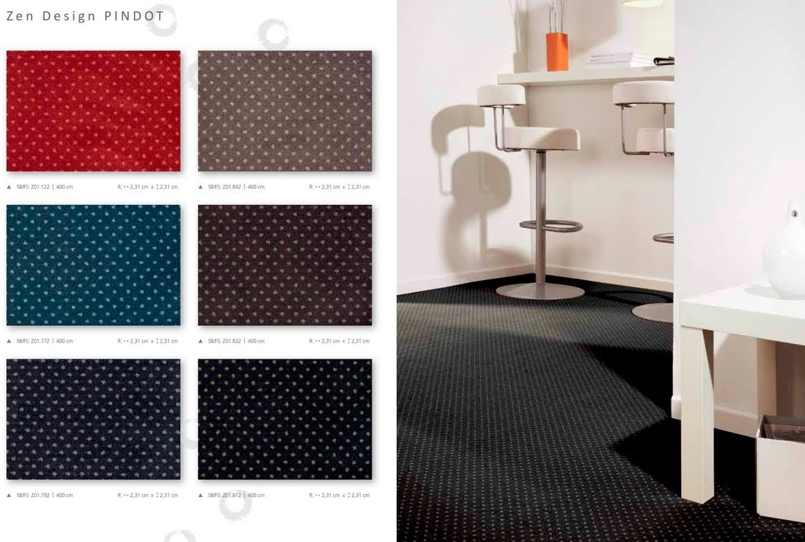 Teppichboden Meterware 4m breit schwarz rot braun grün blau gemustert Design Lano in Berlin oder online kaufen
