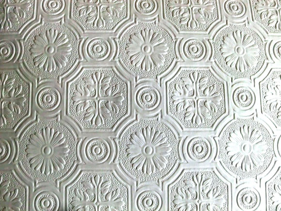 Anaglypta Tapete klassische Ornamente weiß aus Berlin Deutschland zum online kaufen