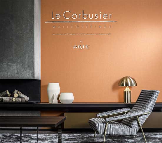 Le Corbusier tapeten Arte Muster mit Punkten online kaufen