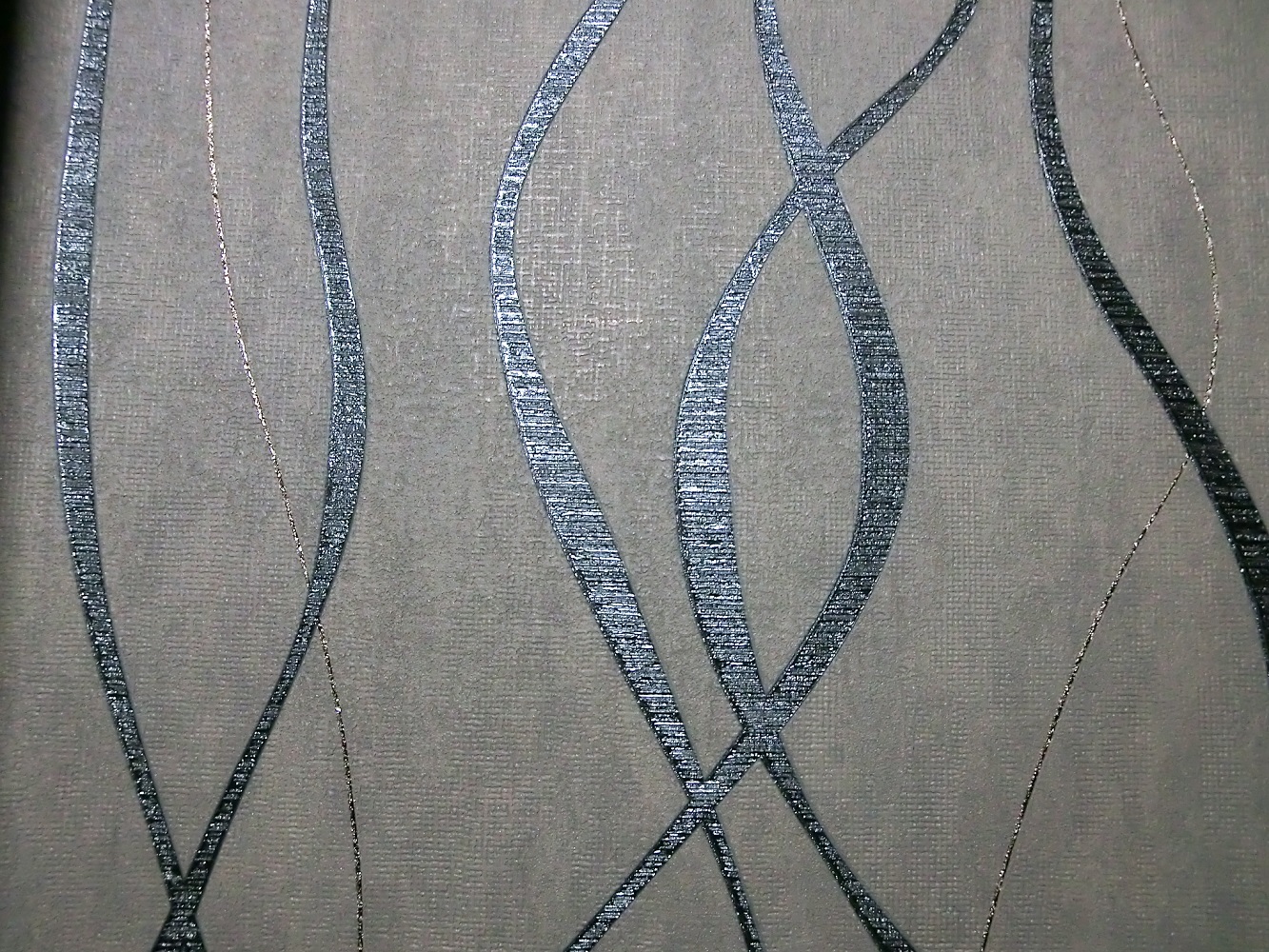 Metall Tapete silber grau schlammfarben aus Berlin online kaufen
